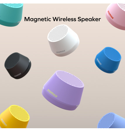 Momax 1-VIBE GO LITE Magnetic Wireless Speaker